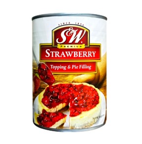 S&W Premium Strawberry Topping & Pie Filling -595g ( এস এন্ড ডব্লউ প্রিমিয়াম স্ট্রবেরি টপিং এন্ড পাই ফিলিং ৫৯৫ গ্রাম )